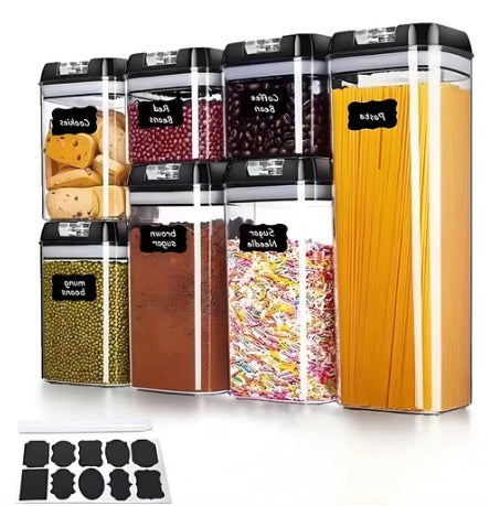 SET DE 7 FRASCOS HERMÉTICOS A PRESIÓN